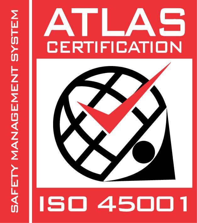 ISO 45001 certification displayed on the current QLD Earthworks site